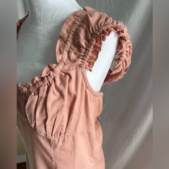 Free People NEW Like A Lady Mini Dress Cocoa Dress Size Med NWT - Picture 6 of 14